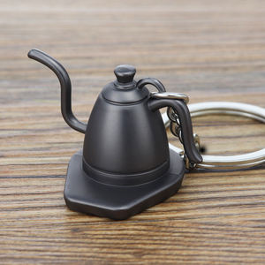 Porte-clés de haute qualité en forme de tamper à café, style porte-filtre, porte-clés à café, porte-clés espresso, porte-filtre, outil à café - Product Image 4