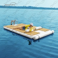 Île flottante de fête aquatique Leisure Land 322 3m, tapis flottant pour l'eau, à vendre