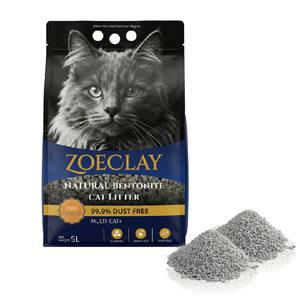 Goede kwaliteit 99% stofvrij bolvormig snelklonterend kattenbakvulling zand - Product Image 1