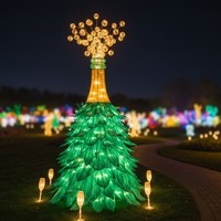 Farol de Parque Grande Personalizado con Luces para Eventos Nocturnos en Interiores/Exteriores, Decoración de Iluminación, Faroles con Temática de Animales