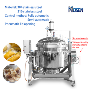 Pentola a Vapore ad Alta Pressione MOSEN in Acciaio Inox, Pentola a Doppio Strato per Zuppa di Arachidi, Pentola ad Alta Pressione per Cucinare Riso e Pollo - Product Image 3