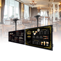 Bas prix OEM Panneaux d'intérieur à affichage numérique HD 32 pouces à montage mural Panneaux de menu Slim Fit Écran publicitaire pour restaurant QSR