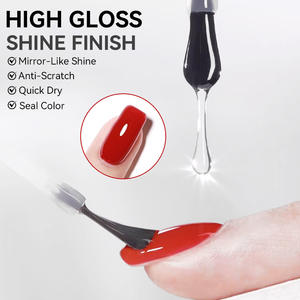 Vente en gros de vernis à ongles fonctionnels avec logo personnalisé, couche de finition artistique, couche de finition sans lavage, séchage à l'air, couche de protection, <span class=keywords><strong>gel</strong></span> de base et de finition, vernis à ongles - Product Image 3