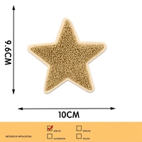 Patch étoile en chenille personnalisé, couleurs assorties, vente en gros, fabricant, thermocollant ou à coudre pour vestes universitaires, vêtements, sacs, chapeaux