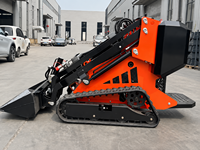Mini-chargeuse compacte sur chenilles multifonctionnelle CYV Factory Direct avec pompe moteur pour jardinage, agriculture et aménagement paysager