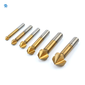Broca avellanadora <span class=keywords><strong>de</strong></span> metal HSS <span class=keywords><strong>de</strong></span> 3 filos y 90 grados DIN335C al por mayor <span class=keywords><strong>para</strong></span> avellanado, desbarbado y contravellanado - Product Image 2