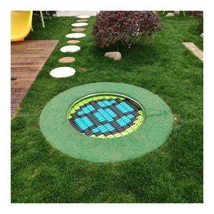 Mini <span class=keywords><strong>trampoline</strong></span> rond de 12 pouces pour adultes et enfants, rebondisseur <span class=keywords><strong>rectangulaire</strong></span> pour le fitness en extérieur - Product Image 3