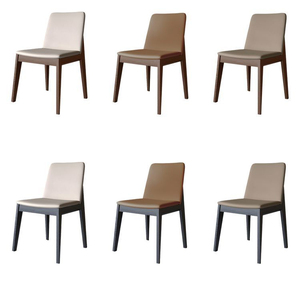 Chaises de salle à manger modernes en cuir rembourrées et inclinables, imperméables, pour la maison, le bureau, la salle de bain, durables, écologiques, meubles solides pour la maison - Product Image 2