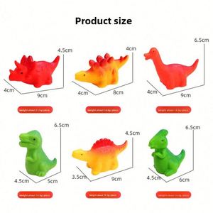 Hot Sale Exclusive Bathroom Gashapon Luminous Cartoon Dinosaur <b>Bath</b> Toys Squeeze-sounding Creative for Ages 8-13 - Product Image 5