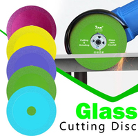 LITTLE ANT 4 Inch 100mm Industrial Grade Glass Cutting Disc Factory Mosaic Mirror Bottles Jade Cut Fine Grit Smooth Edge Diamond