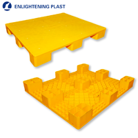 Palette en plastique de qualité export, 1200x1000mm, 6 roulettes, usage général, pour l'industrie du sel et du sucre