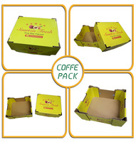 Caja de Frutas, Caja de Envío Impresa, Caja Plegable en Blanco, Caja Corrugada Resistente para Todo Tipo de Frutas Frescas