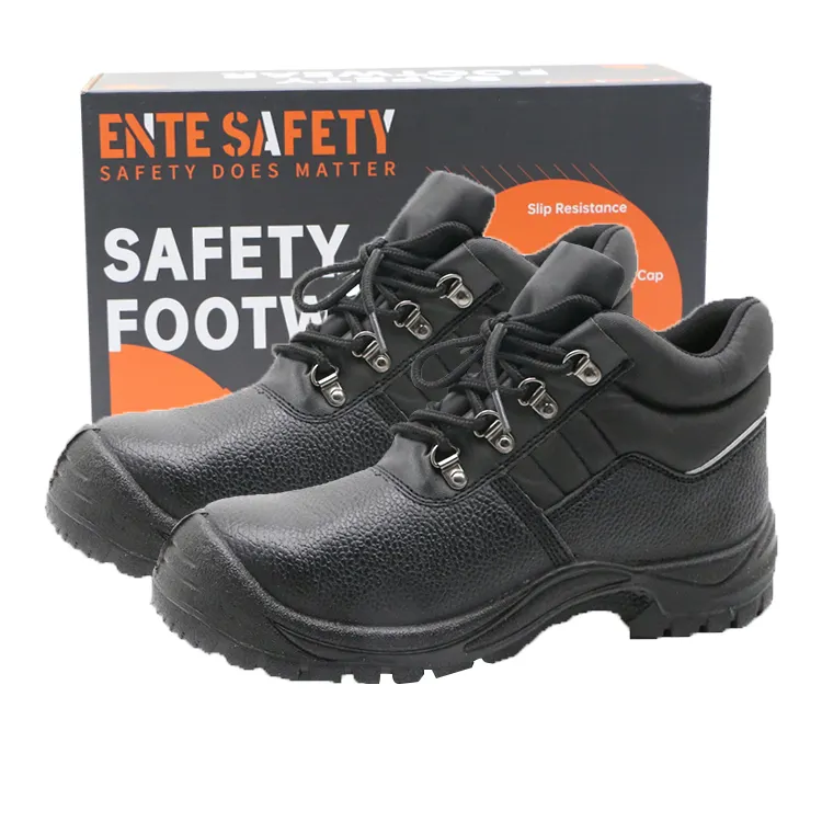 Eti Safety Oil water resistant anti slip work shoes steel toe puncture proof men industrial groundwork safety shoes boots