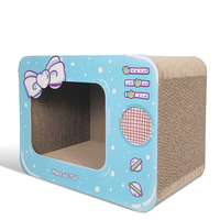 Maison ondulée écologique de griffoir de chat de carton de grattage d'ICLE 2025