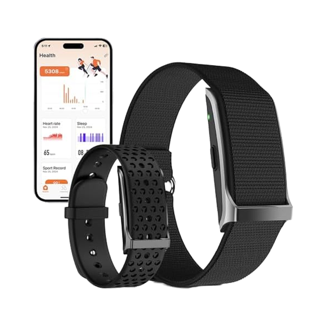 Health Smart Bracelet AMOLED IP68 Waterproof Fitness Tracker 120 Sport Modes Heart Rate Blood Pressure Sleep Stress Android