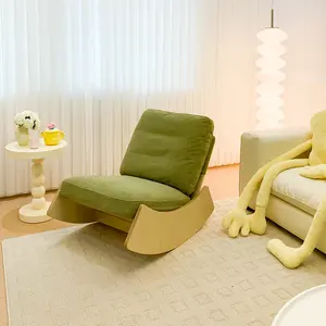كرسي برشلونة تصميم تراثي من نسيج كوردوري حديث بسيط لغرفة المعيشة كاجوال مفرد أريكة كرسي هزاز