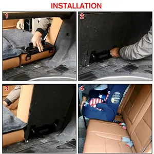 Support de fixation universel ISOFIX pour ceinture de sécurité, guide de maintien en acier épaissi, boucle de ceinture pour siège auto pour siège auto enfant - Product Image 4