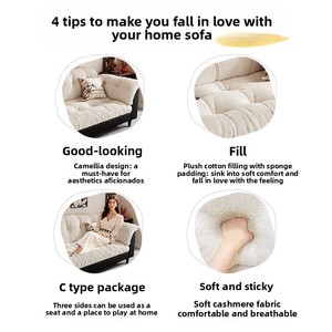 New Fabric <strong>Sofa</strong> Home Use Living Rooms <strong>Small</strong> Apartments Rental Properties Modern Minimalist <strong>Bedroom</strong> <strong>Sofa</strong> - Product Image 4