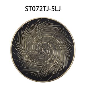 Wholesale Placemats for Restaurants <b>Round</b> Hollow Placemats Heatproof Table Mat Set PVC Table Mat Faux Leather Drain Mat <b>Tablemat</b> - Product Image 4