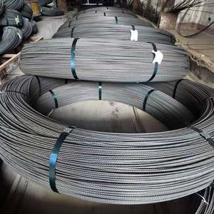 Fili d'acciaio pretrattati nervati non legati di grado SWRH82B secondo la norma ASTM per pali in calcestruzzo precompresso (PHC) e pali elettrici in calcestruzzo - Product Image 3