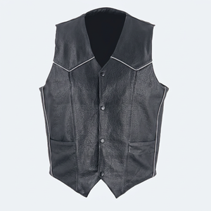 Chalecos de Cuero Casuales de Invierno para Hombre, Tallas Grandes, Reversibles y Ecológicos - Product Image 1