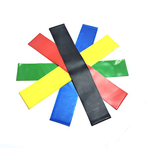 Bandes de Résistance TPE Force Moyenne pour Yoga, Fitness, Étirements et Remodelage des Fessiers, Ensemble d'Exercices avec Sac en Maille - Product Image 3
