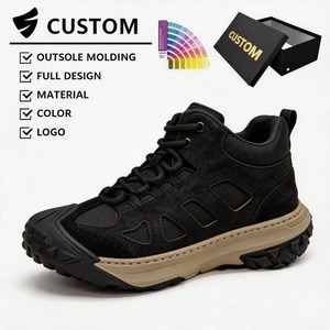 Botas Martin Casuales de Moda para Hombre, de Cuero Genuino Hecho a Mano, para Todo Terreno, Senderismo, Nieve y Pesca - Product Image 3