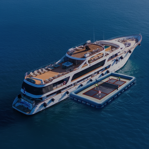 Terrain de pickleball gonflable de qualité supérieure, portable, flottant, pour le sport en plein air - Product Image 2