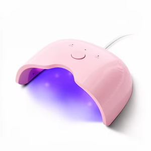 Lampe à ongles UV LED compacte et légère <span class=keywords><strong>MelodySusie</strong></span> P-ART06F, commande par bouton simple, pour polymériser les gels semi-durcis, pour usage domestique, rose - Product Image 4