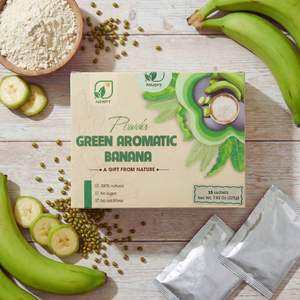 Polvo Verde de Plátano de Origen Vietnamita, Apoya la Salud Cardiovascular, Extracto de Fruta, Almidón Resistente, Alimento Artificial - Product Image 1