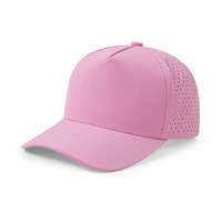 Topi Baseball Kasual Pria Outdoor 5 Panel Anti Air Bahan Polyester, Dapat Disesuaikan, Cepat Kering, dan Bernapas
