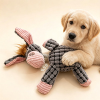 Jouets pour chiens interactifs en peluche, personnalisables OEM/ODM, accessoires pour animaux de compagnie à la mode, jouets à mâcher pour chiens