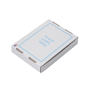 Boîte en carton ondulé blanche écologique personnalisée en gros pour l'emballage d'outils électroniques, de fournitures dentaires <span class=keywords><strong>et</strong></span> de colis postaux - Product Image 5