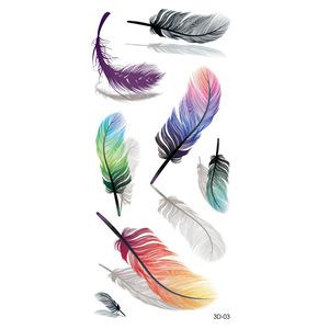 Tatuaggio 3D adesivo fiore <span class=keywords><strong>e</strong></span> farfalla impermeabile tatuaggio temporaneo per le donne - Product Image 4
