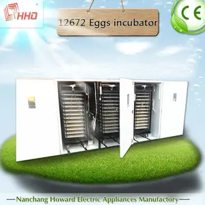 Couveuse industrielle de capacité 14784, incubateur d'œufs à contrôleur automatique bon marché