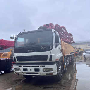 Camiones usados Isuzu Sany 37m 48m 52m con bomba de pluma de hormigón, componentes de engranajes y motor esencial y diésel de China a la venta - Product Image 3
