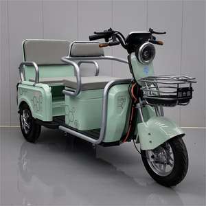 จักรยานไฟฟ้า <span class=keywords><strong>3</strong></span> ล้อ 60V 500-800W สำหรับผู้ใหญ่ พร้อมที่บรรทุกสินค้า 60V ไม่มีตะกร้า ได้รับการรับรองเป็นรถจักรยานยนต์โดยสาร - Product Image 4