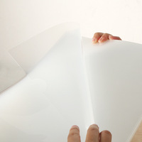 Carpeta Protectora de Documentos Transparente de PVC E310, de Una Sola Hoja y Una Sola Página, con Bolsillo para Archivos en Forma de L para Carpetas A4 de Dos Páginas