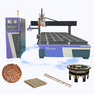 เครื่องเราเตอร์ CNC ขนาดใหญ่ ATC รุ่น 2030 โครงสร้างแข็งแรง พร้อมโต๊ะอลูมิเนียม PVC สำหรับงานตัดแผ่น MDF และอะคริลิกขนาดใหญ่ - Product Image 1