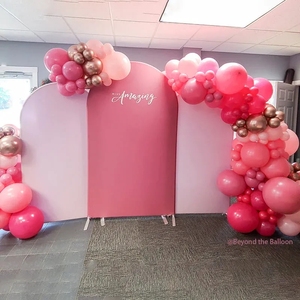 4Pcs Thiết Lập Vòm Khung + Vải Nền Tùy Chỉnh Màu Sắc Đám Cưới Vòm Tự Làm Nền Prop Tường Tùy Chỉnh Tổ Chức Sự Kiện Đảng Trang Trí - Product Image 6