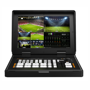 Avmatrix Shark H4 Plus portátil 10,1 pulgadas 4 canales HDMI Video Mixer Switcher <span class=keywords><strong>Live</strong></span> Broadcasting con RTMP/SRT Stream & Record - Product Image 1
