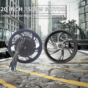 <span class=keywords><strong>DGWZ</strong></span> 20*4.0 20x4.0 20 Zoll Bürstenloser Getriebeloser Nabenmotor 48V 60V 72V 1500W Fatbike E-Bike Integrierter Hinterrad-Nabenmotor - Product Image 3