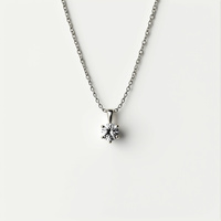 Pendentif solitaire diamant Modèle 82a8266c-c227-4b95-8870-0055b4b30494
