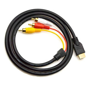 Produits haut de gamme PVC hdmi mâle vers 3RCA câble <span class=keywords><strong>AV</strong></span> Composite mâle adaptateur hdmi <span class=keywords><strong>port</strong></span> TV Box 1.5m - Product Image 1