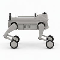 Robot quadrupède éducatif L1-W EDU Pro à roues, avec perception LiDAR, 43,2 V 3500 W, pour l'IA, les instituts de recherche et l'éducation scolaire ZY