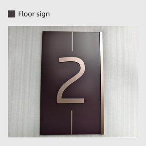 לוחיות דלתות מנירוסטה לבתי מלון, שלטי מספרי חדרים לדירות ושלטי זיהוי - Product Image 4