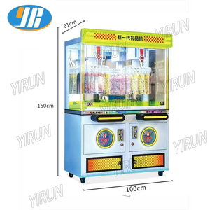 YIRUN nouveau Style Mini porte-bonheur maître griffe Machine monnayeur enfants Arcade jouets collations cadeau vente anglais grue jeu prix Clip - Product Image 3