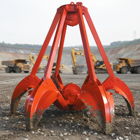 Pinza de Agarre Multifunción Inalámbrica con Control de 360° °   Plataforma Giratoria, de 5-15 Toneladas, Utilizada en Construcción y Minería
