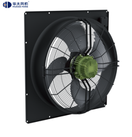 Elektrischer Axialventilator mit Aluminiumblättern, 380V, geräuscharm, Kugellager, Abluftventilator, Huada OEM/ODM