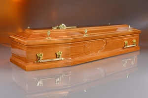IT086 Migliore Cassa da Morto Economica in Paulonia Bare Europee a Basso Costo - Product Image 2